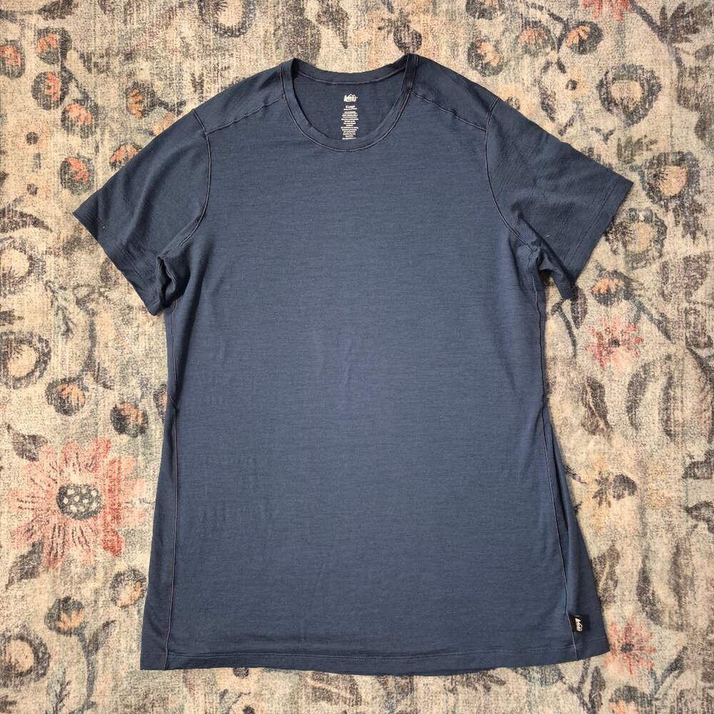 100% Merino Wool 185 Base Layer Top, XL